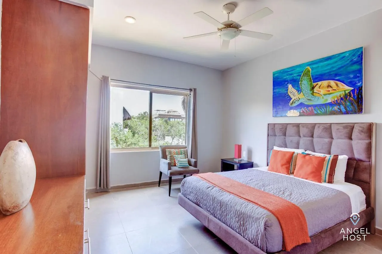 Condo Complex With An Alluring Pool & Tropical Vibes By Stella Rentals! Tulum Apartment