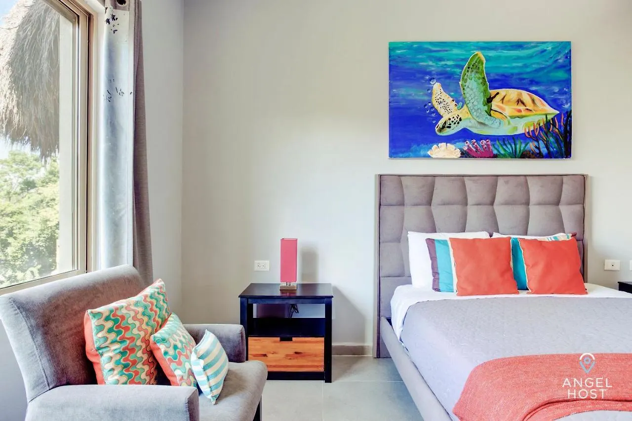 Condo Complex With An Alluring Pool & Tropical Vibes By Stella Rentals! Tulum Apartment