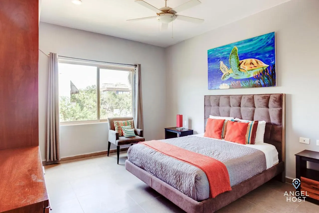 Apartment Condo Complex With An Alluring Pool & Tropical Vibes By Stella Rentals! Tulum